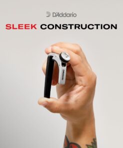 D'Addario Accessories Guitar Capo for Acoustic and Electric Guitar - NS Capo Lite - Adjustable Tension - Guitar Accessories - Works for 6 String Guitars - Lite - Black 16 71ij8dxPhML 2