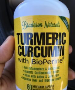 Turmeric Curcumin with BioPerine 1500mg - Natural Joint & Healthy Inflammatory Support with 95% Standardized Curcuminoids for Potency & Absorption - 60 Capsules with Black Pepper 28 71ijQ3cMFML 3