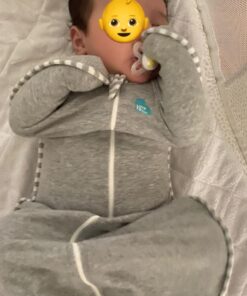 Love to Dream Swaddle UP, Baby Sleep Sack, Self-Soothing Swaddles for Newborns, Improves Sleep, Snug Fit Helps Calm Startle Reflex, New Born Essentials for Baby, 13-19 lbs, Gray Medium (13-19 lbs.) 47 71ijlhL7iLL