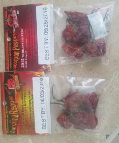 Dried Trinidad Moruga Scorpion Pepper Pods, 0.25 Ounce 0.25 Ounce (Pack of 1) 9 71ijxoXE0XL