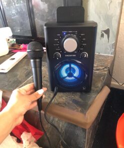 Singsation Karaoke Machine - Full Karaoke System for Adults or Kids, with Wireless Bluetooth Speaker and Microphone. Works with All Karaoke Apps via Smartphone or Tablet 35 71ikXrw41SL