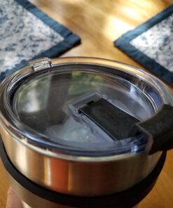 30 oz Tumbler Lids, Fits for YETI Rambler, Ozark Trail, Old Style Rtic and More, SENHAI 3 Pack Spill-proof Splash Resistant Lids Covers for Tumblers Cups 67 71il7bDPj2L