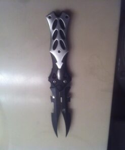 Unlimited Wares Midnight Fantasy Dual Blade Folding Knife 5-Inch Closed 11 71imbLhmHzL