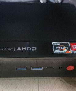 Beelink Mini PC, AMD Ryzen 7 5700U(8C/16T, Up to 4.3GHz), 16GB DDR4 RAM 500GB PCIe3.0 x4 SSD, SER5 Pro Mini Desktop Computer Support 4K Triple Display/DP/HDMI/USB 3.2/WiFi 6/BT5.2, Gaming/Office/Home R7-5700U 16G+500G 22 71imihSuPuL