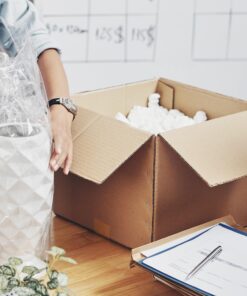 Yens 2 Pack 5" inch 1000 Ft Roll 80 Gauge Total 2000 ft Mini Hand Stretch Wrap Industrial Strength Mini Hand Stretch Wrap Moving Supplies Durable Heavy Duty Shrink Film 18 71imxv8nI3L