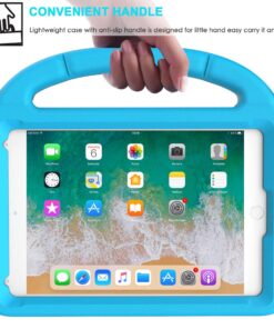 SUPLIK iPad Mini 5/4/3/2/1 Case for Kids, Durable Shockproof Protective Handle Bumper Stand Cover with 2*Screen Protectors for 7.9 inch Apple iPad Mini 5th/4th/3rd/2nd/1st Generation, Blue 28 71iniCCkML