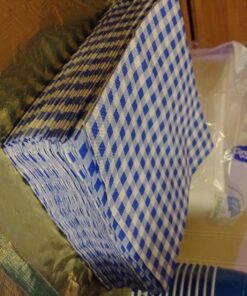 Blue Gingham Luncheon Napkins (bulk set 48) Event and Party Tableware Supplies 9 71inuwqgZJL