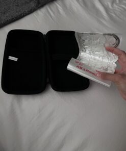 co2CREA Hard Case Compatible with Texas Instruments TI-84 Plus CE/TI-84 Plus/TI-Nspire CX II CAS/TI-Nspire CX II/TI-83 Plus/TI-89 Titanium/TI-85 / TI-86 Color Graphing Calculator, Black All Black Case 19 71io29G8VAL