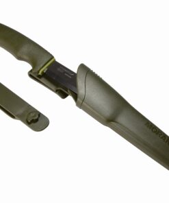 Alternative view of Morakniv Bushcraft Forest Sandvik Stainless Steel Fixed-Blade Bushcraft Knife with Sheath, Forest Green, 4.3 Inch