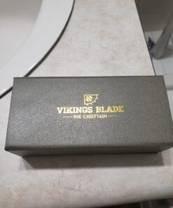 VIKINGS BLADE The Chieftain Safety Razor + 5 Swedish Platinum Super Blades + Carry Case Chromium Silver 39 71iobKqdF3L