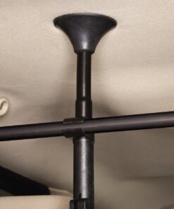 Guardian Gear Vehicle Pet Barrier, Strong, Sturdy, Pressure-Mounted, and Heavy-Duty Adjustable Steel Rubber - Black Basic Barrier 14 71ip9fTLANL