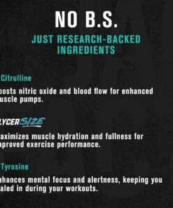 Pumpsurge Caffeine Free Pre Workout for Men & Women - Stim Free Pre Workout Powder, Nitric Oxide Supplement & Nootropic Booster - Intense Pumps, Enhanced Focus - 30 Servings, Watermelon 15 71ipb1HAbhL