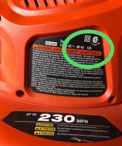 BLACK+DECKER 3-in-1 Leaf Blower, Leaf Vacuum and Mulcher, Up to 230 MPH, 12 Amp, Corded Electric (BV3600) 49 71ipnXeGWoL