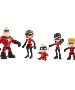 The Incredibles 2 Family 5-Pack Junior Supers Action Figures, Approximately 3" Tall 17 71iqEKSrwRL