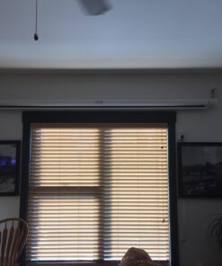 Elite Screens 6" White Projector Screen L-Brackets, Single Metal Welded Construction, Wall or Ceiling Mount - Includes Hooks and Hardware, Model: ZVMAXLB6-W 41 71iqMqNm68L