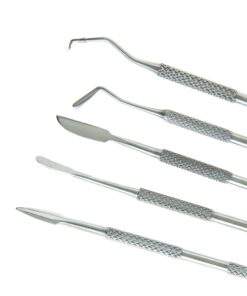 SE 12-Piece Stainless Steel Wax Carvers Set, Wax & Clay Sculpting Tools, Double Ended Carving Kit for Modeling, Sculpting and Shaping, Silver - DD312 Carver set 26 71iqdxX0BfL