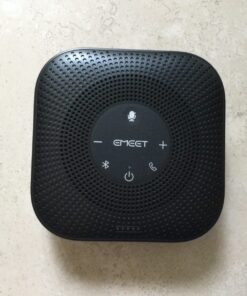 EMEET Conference Speakerphone M0 Plus, 4 AI Mics 360° Voice Pickup, Noise Reduction, USB C, Bluetooth Speakerphone for 8 People w/Daisy Chain for 16, Conference Speaker Compatible w/Leading Software Advanced M0 PLUS for 8 48 71iqfg4H4GL