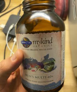 Garden of Life mykind Organics Whole Food Multivitamin for Men 40+, Vegan Mens Multi for Health & Well-Being Certified & Minerals for Men Over 40 Mens Vitamins, 120 Tablets 120 Count (Pack of 1) 29 71iqutkpazL