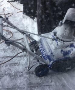 Snow Joe SJ618E Electric Walk-Behind Single-Stage Snow Blower, 18-inch, 13-Amp,Blue 18-Inch, 13 Amp Snow Thrower 40 71ir1xIeEdL