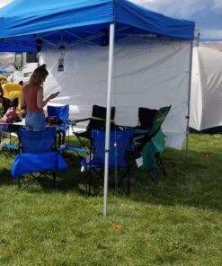 Orange Screw: The Ultimate Ground Anchor | Large 2 Pack Tent Stakes | Made in USA Orange 42 71irKttYtyL