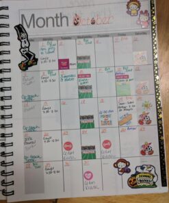 Action Publishing UNDATED Minimalist Day Planner® (8.5" X 11"), Wire Bound, Crisp White Archival Quality Paper Large (8.5" by 11") 33 71irm3qaJxL