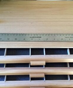3 Drawer Wood Pastel Storage Box 15-3/4 x 9-1/2 x 3-1/2 inches 38 71isdiXKLtL