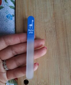 Baby Nail File, Safe Alternative for Nail Clippers, Must-Have Baby Essentials, Ideal Gift for Any Occasion Including Baby Shower, Blue - Baby Blue Giraffe 29 71isis uxiL