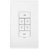 Insteon Smart Dimmer 6-Button Keypad, KeypadLinc in-Wall Controller, 2334-232 (White) - Insteon Hub Required for Voice Control with Alexa & Google Assistant White 6 Button Keypad Dimmer