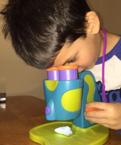 GeoSafari Jr. My First Kids Microscope Toy, Preschool Science, STEM Toy, Gift for Toddlers Ages 3+ Multi-color 37 71itgWt25HL