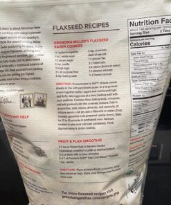 Premium Gold Organic Ground Flax Seed | High Fiber Food | Omega 3 | 4 pounds 23 71ittzEtSL