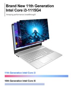 HP 2023 Newest 15.6" Touchscreen Laptop, 16GB RAM, 512GB SSD, Intel Core i3-1115G4 Processor, 11 H Battery Life, Wi-Fi, Bluetooth, Webcam, HDMI, Windows 11 Home in S Mode 16GB RAM | 512GB 10 71iuDEva2pL