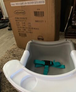 Infantino Music & Lights 3-in-1 Discovery Seat and Booster - Convertible, Infant Activity and Feeding Seat with Electronic Piano for Sensory Exploration, for Babies and Toddlers, Teal 50 71iuVcpKbL