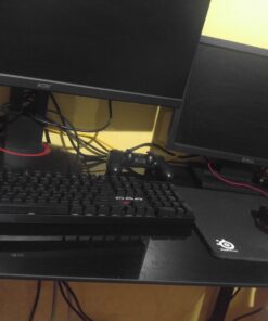 SteelSeries QcK Gaming Surface - Medium Thick Cloth - Peak Tracking and Stability - Black 33 71iwPafXdKL