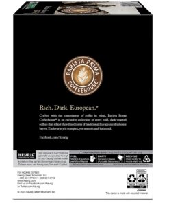 Barista Prima Italian Roast Coffee, Keurig K-Cup Pods, Dark Roast, 96/Carton (66149) 24 Count (Pack of 4) 14 71iwU46j4FL