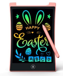 KOKODI LCD Writing Tablet, 10 Inch Colorful Toddler Doodle Board Drawing Tablet, Erasable Reusable Drawing Pads, Educational and Learning Toy for 3-6 Years Old Boy and Girls(Yellow&10 inch Pink) 15 71ixz6qaOHL