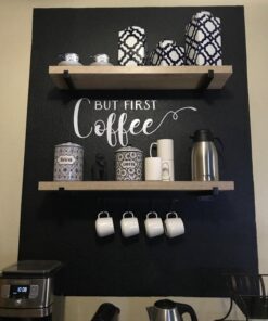 Wallniture Gourmet Kitchen Rail with 10 Hooks, Wall Mounted Wrought Iron Hanging Utensil Holder Rack with Black 17 Inch 33 71iyRrZGiDL