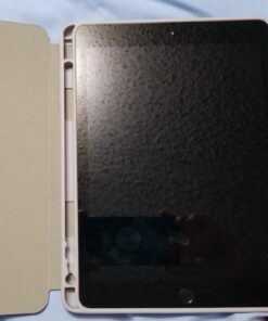 Soke iPad 6th/5th Generation Case with Pencil Holder, Smart iPad 9.7 inch Cases Trifold Stand with Shockproof Soft TPU Back Cover and Auto Sleep/Wake Function for Apple iPad 2018/2017, Violet 86 71izfOk8NlL