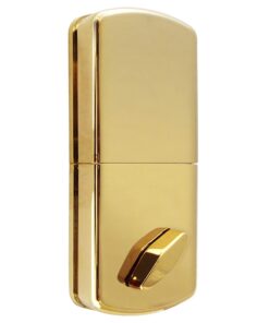 MiLocks TF-02P Digital Deadbolt Door Lock with Electronic Keypad for Exterior Doors, Polished Brass 11 71j 0EugDVL