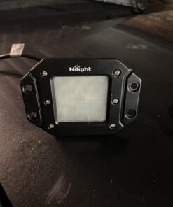 Nilight - NI23C-18W 2PCS 18W Flood LED Work Light Driving Lights Led Light Bar Off Road Led Lights Flush Mount for Jeep Truck Tacoma Bumper ATV UTV,2 Years Warranty 2PCS 18W Flood Flush Mount 37 71j 0QV87EL