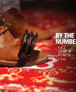 Meinl Percussion Foot Tambourine with Stainless Steel Jingles-NOT Made in China-Accompaniment for Cajon Gigs, 2-Year Warranty, Black (FJS2S-BK) Foot Tap 11 71j 6uVQDtL