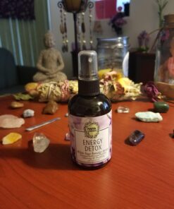 White Sage Smudge Spray - Negative Energy Cleansing and Spirit Spray - Energy Detox with White Sage, Holy Basil, Moon Water and Crystals 18 71j NOFF95L