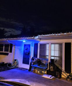 VMANOO Solar Outdoor String Christmas Lights 72Ft 200 LED 8 Modes Patio Lighting for Outside Yard Gazebo Party Wedding Tents Porch Xmas Garden Backyard Tree Decorations Balcony Decor Lights LS1P 1 PACK Blue 15 71j PWHr5wL