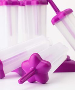 Tovolo Star Ice Pop Molds, Popsicle Makers, Set of 6, Pink 6 Count (Pack of 1) 10 71j S4EgRlL