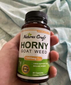 Horny Goat Weed for Male Enhancement - Extra Strength Horny Goat Weed for Men 1590mg Complex with Tongkat Ali Saw Palmetto Extract Panax Ginseng and Black Maca Root for Stamina & Energy - 30 Servings 60 Count (Pack of 1) 35 71j0KdKpMLL 1