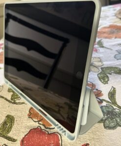 Akkerds Case Compatible with iPad 10.2 Inch 2021/2020 iPad 9th/8th Generation & 2019 iPad 7th Generation with Pencil Holder, Protective Case with Soft TPU Back, Auto Sleep/Wake Cover, Sky Blue 45 71j0mz UInL