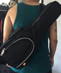 Hola! Heavy Duty SOPRANO (up to 21.5 Inch) Ukulele Gig Bag with 15mm Padding Black 49 71j11VGgIdL