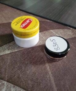 Houseables 3 Gram Jar, 3 ML, Black, 50 Pk, BPA Free, Cosmetic Sample Empty Container, Plastic, Round Pot, Screw Cap Lid, Small Tiny 3g Bottle, for Make Up, Eye Shadow, Nails, Powder, Paint, Jewelry 50 Count 35 71j1VIOYVEL