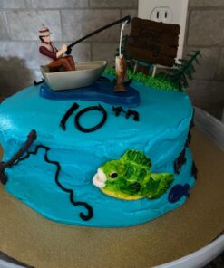 DecoPac Fisherman with Action Fish DecoSet Cake Decoration, 3 Piece Set, (16334) 35 71j1yx2Zb1L