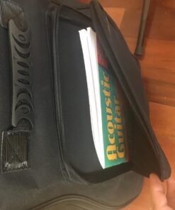 Faswin 41 Inches Guitar Bag Dual Adjustable Shoulder Strap Acoustic Guitar Gig Bag, Guitar Case Waterproof Oxford Cloth 0.3 Inch Thicken Sponge Pad, Black 45 71j3FU13onL