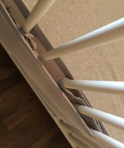 BreathableBaby Breathable Mesh Liner for Full-Size Cribs, Classic 3mm Mesh, Gray (Size 4FS Covers 3 or 4 Sides) 37 71j3mabt3lL